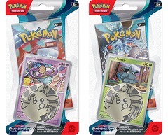 Pokemon SV4 Paradox Rift Checklane Blister - Both Checklane Blisters